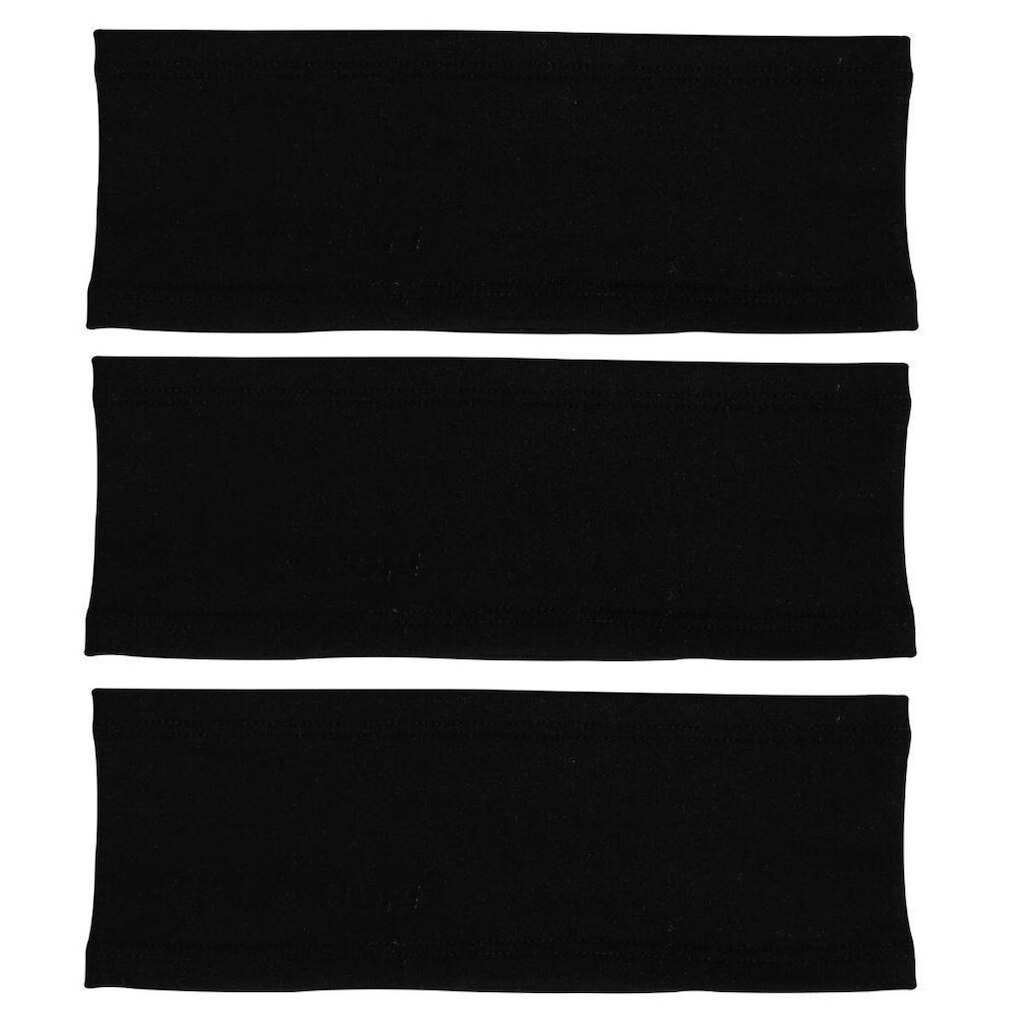 Testeira Headband Faixa de Cabeça HUPI Prime Kit 03 Preto