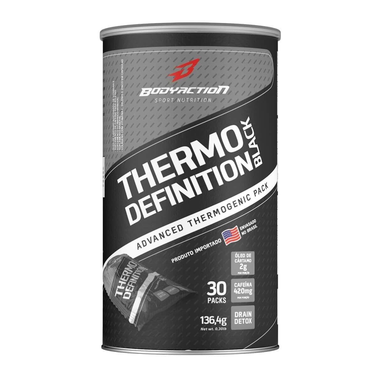 Thermo Definition Black Body Action 30 packs Preto Netshoes