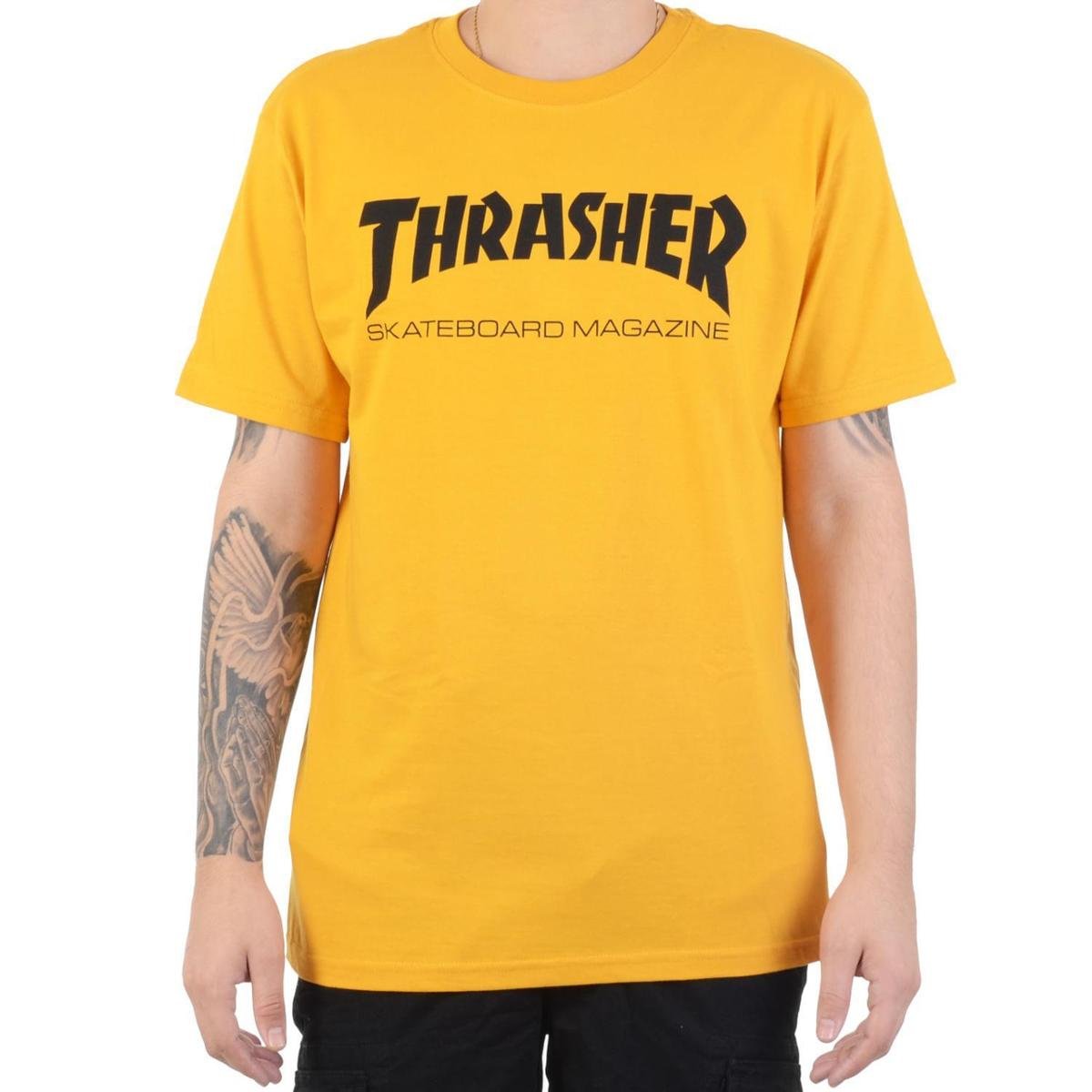 camisa thrasher amarela