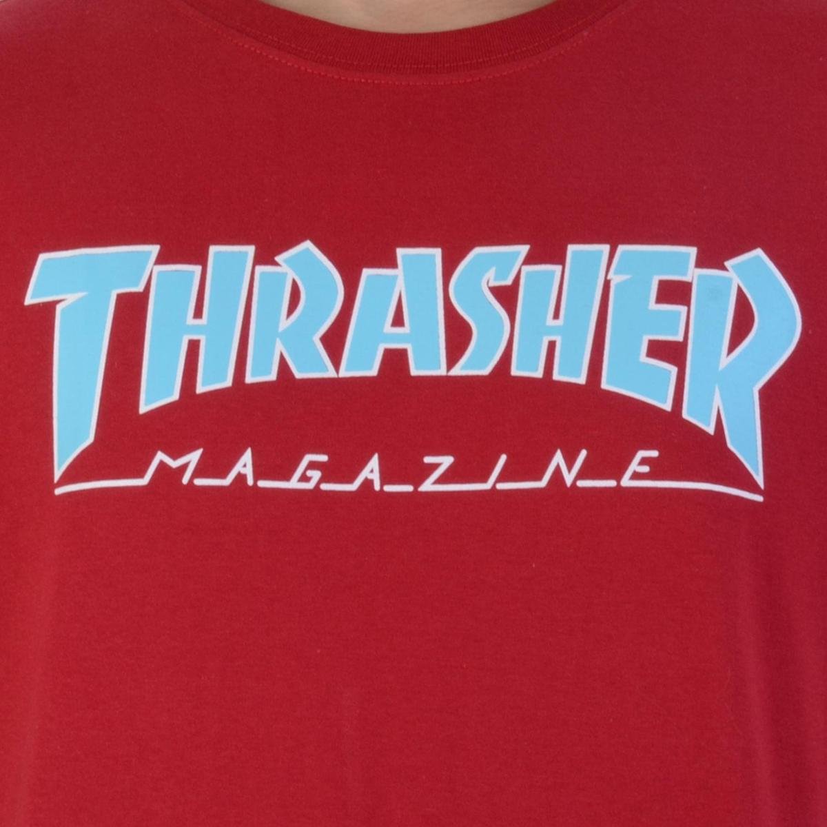 camiseta thrasher vinho