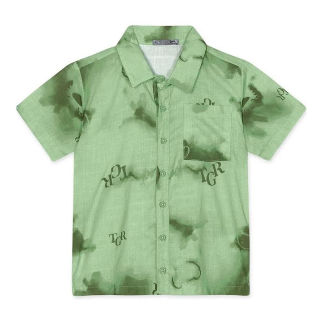 Tigor Camisa Manga Curta Verde