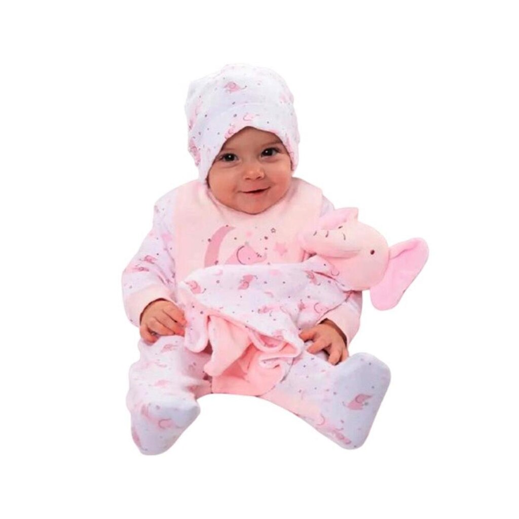 Tip Top Kit Maternidade 6 Pecas Elefantinho Rosa