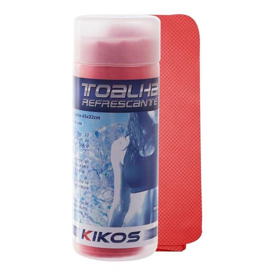 Toalha Refrescante Kikos - Vermelho Menor preço em Toalha Refrescante Kikos - Vermelho