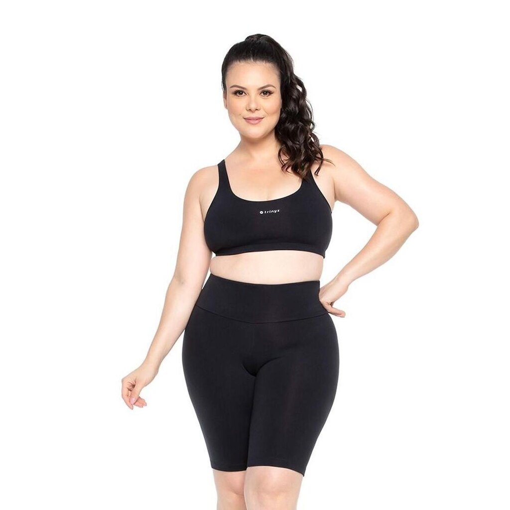 Top Academia Trinys Plus Size Básico Suplex 11207