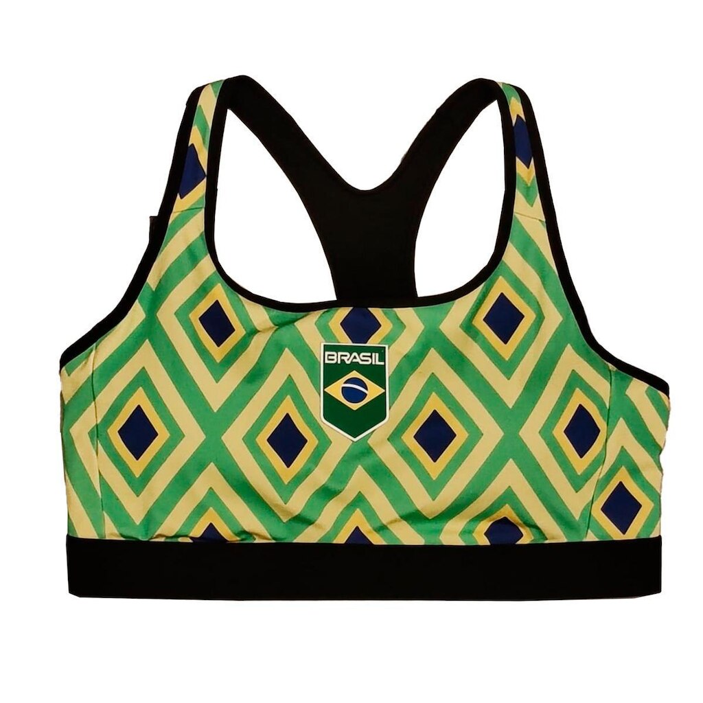 Top Adidas Brasil Skateboarding Verde e Amarelo Paris 24