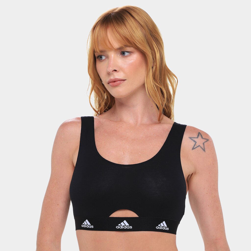 Top Adidas Decote Cavado Feminino
