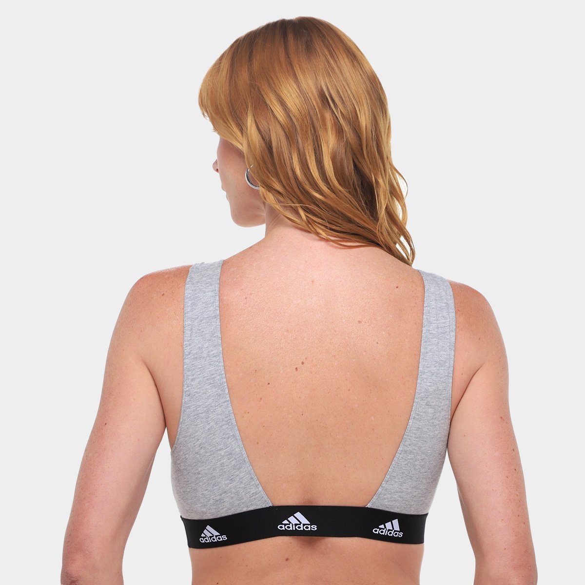 Top Adidas Decote Cavado Feminino - 1