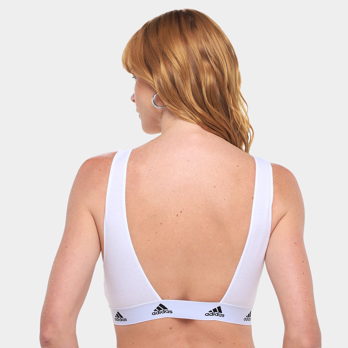 Top Adidas Decote Cavado Feminino - 1