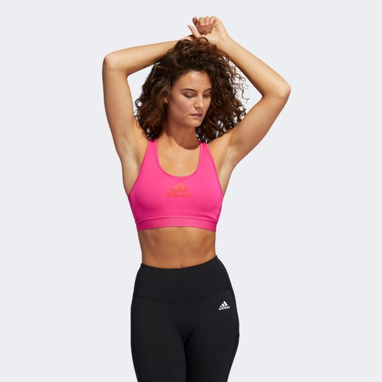 Top Adidas Don't Rest Alphaskin Média Sustentação - Pink é ruim? Top Adidas Don't Rest Alphaskin Média Sustentação - Pink é boa?