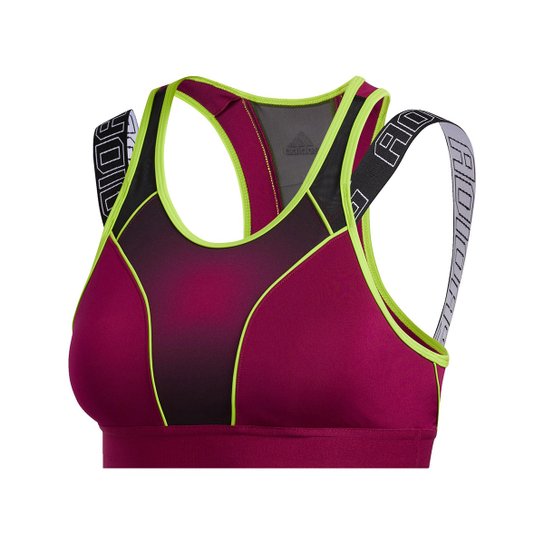 Top Adidas Dont Rest Sport Hack Alta Sustentação - Roxo Menor preço em Top Adidas Dont Rest Sport Hack Alta Sustentação - Roxo