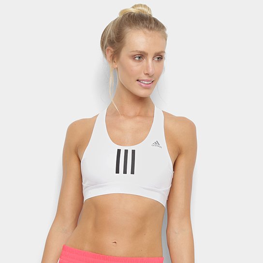 Top Adidas Drst Ask Sport 3S Média Sustentação - Branco é ruim? Top Adidas Drst Ask Sport 3S Média Sustentação - Branco é boa?