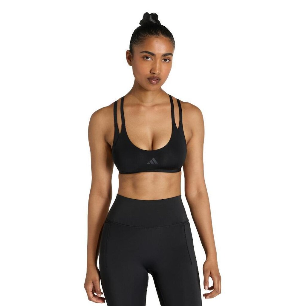 Top Adidas Leve Alças Finas Optime Workout Feminino