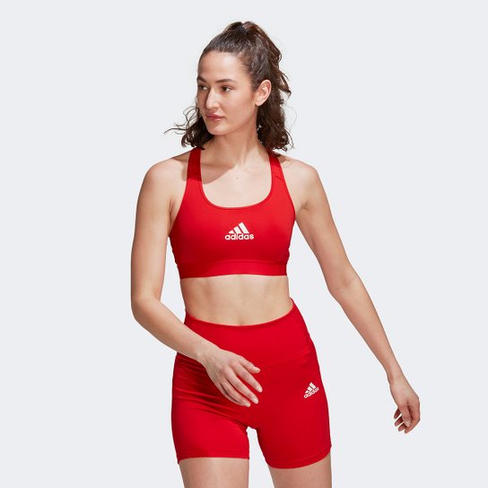 Top Adidas Training Good Médio Suporte - Vermelho é boa?