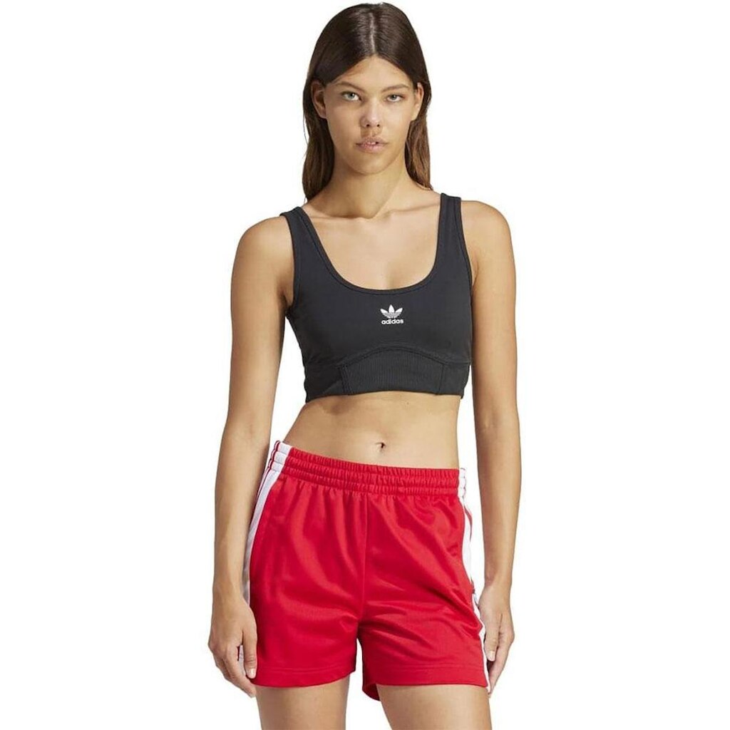 Top Adidas Trefoil Preto