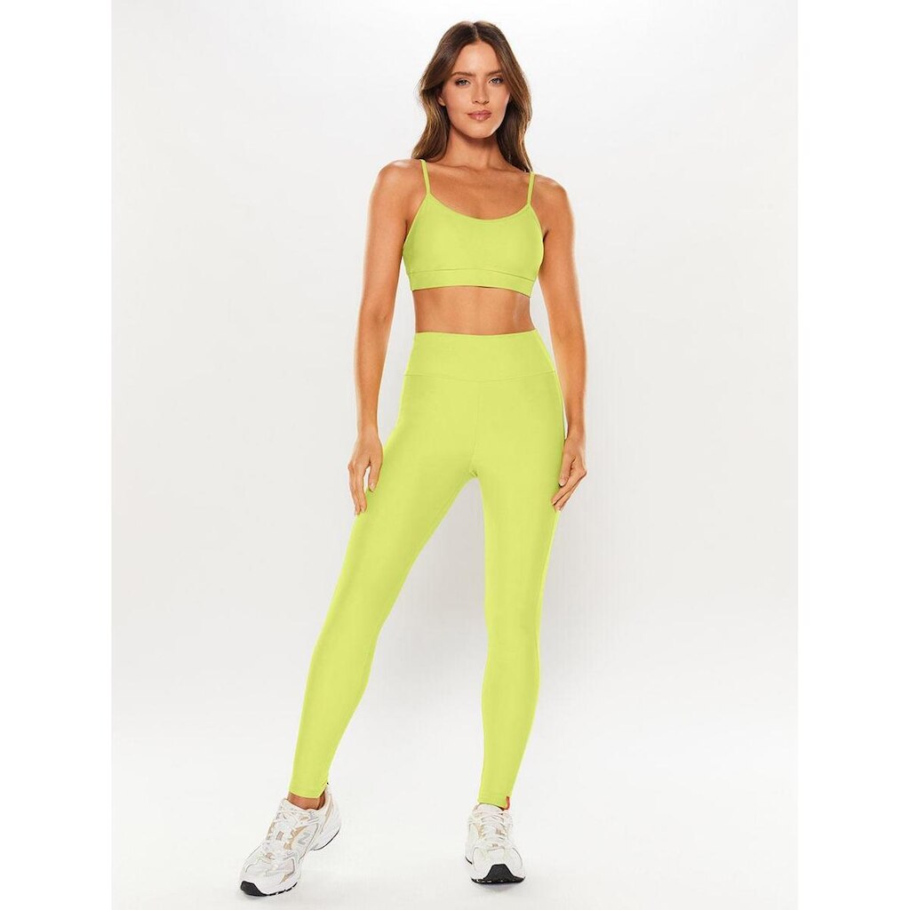 Top Alça Reta Lisa Citrus Bold