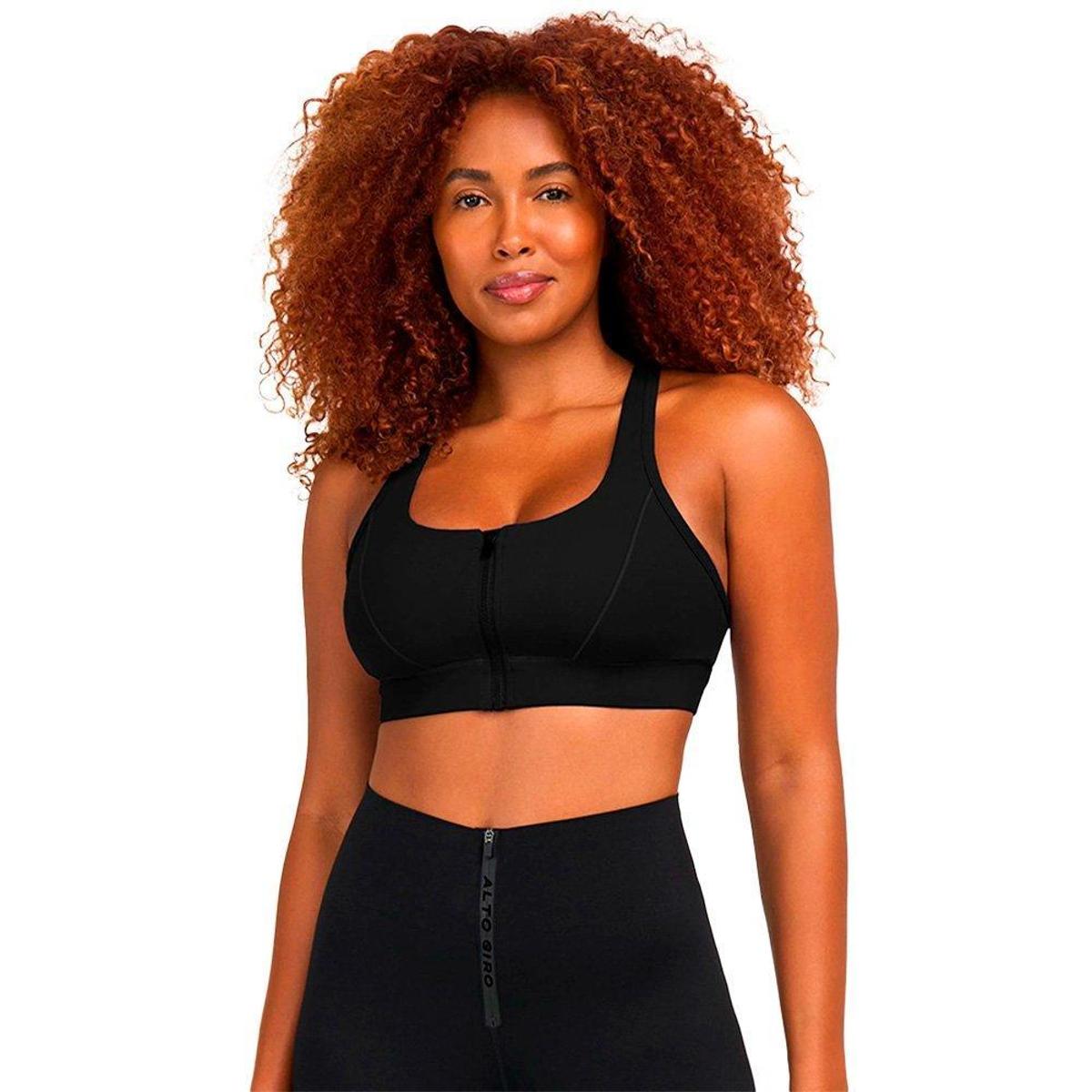 トップス m Top Jacquard Com Bojo Removível Preto