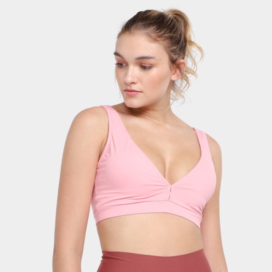 Top Alto Giro Bodytex Regata - Rosa Menor preço em Top Alto Giro Bodytex Regata - Rosa