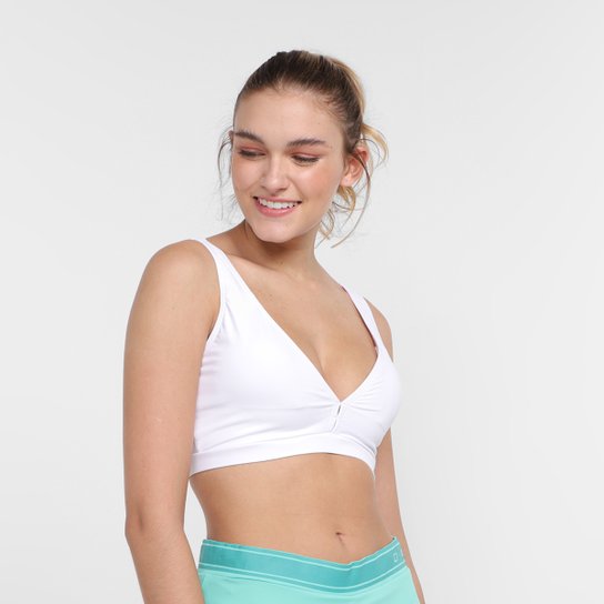 Top Alto Giro Bodytex - Branco Menor preço em Top Alto Giro Bodytex - Branco