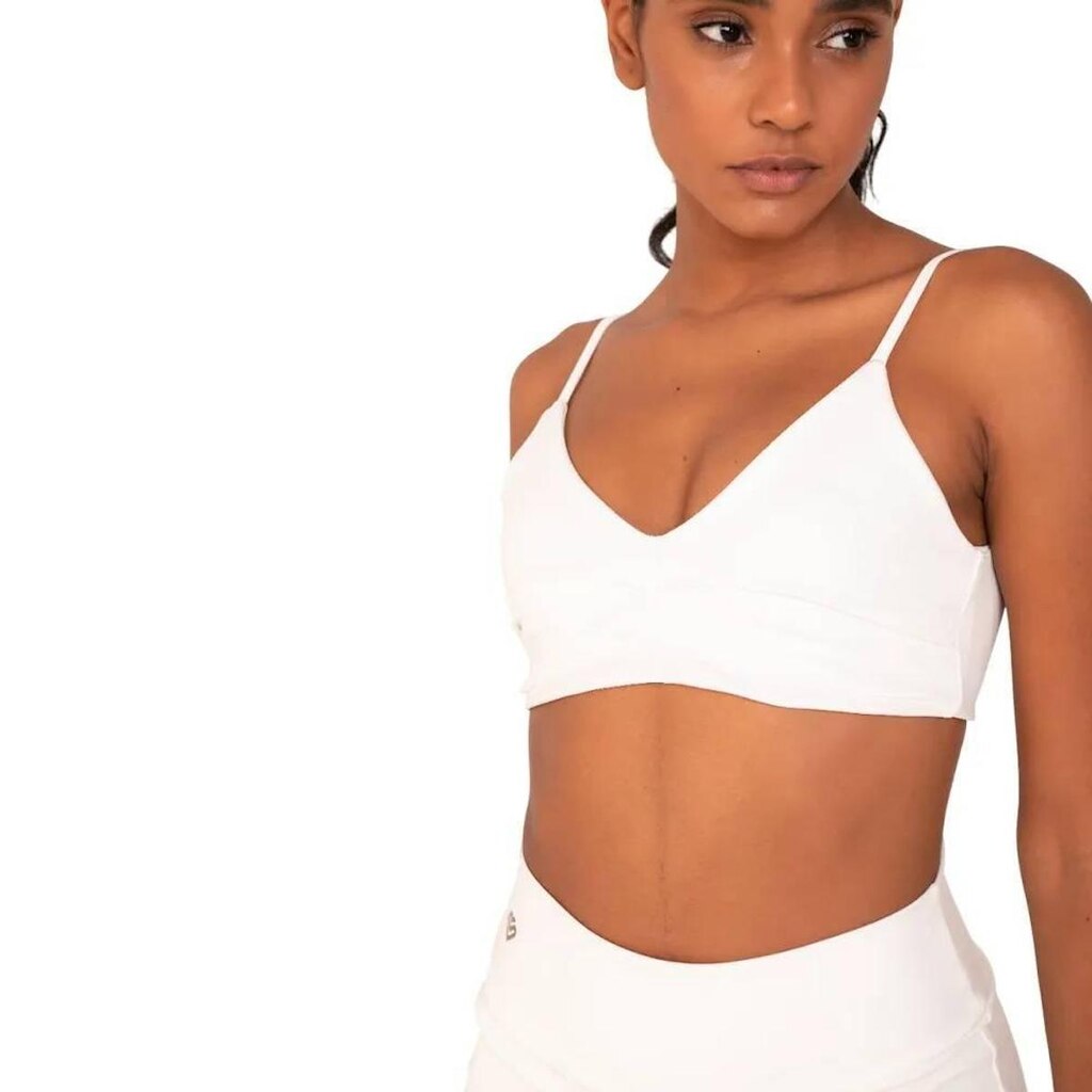 Top Amei Sport Beach Tennis Alça Regular - Branco