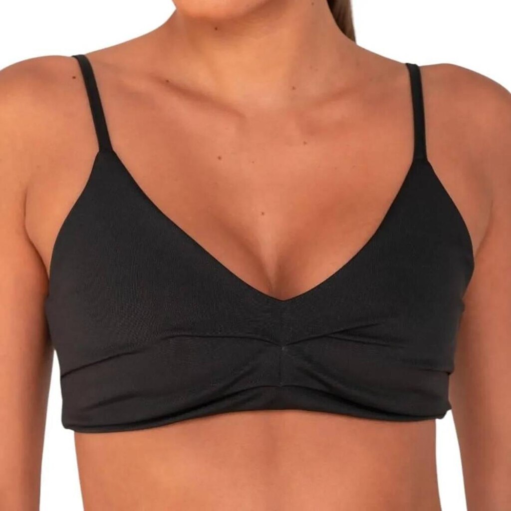 Top Amei Sport Beach Tennis Alça Regular - Preto