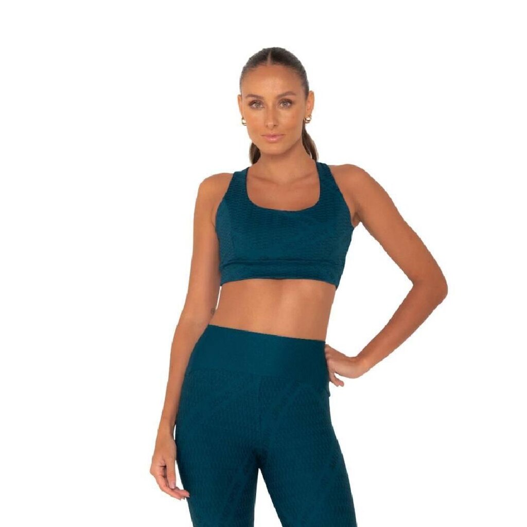 Top Amei Sport Elemento - Transpasse - Azul/Petróleo
