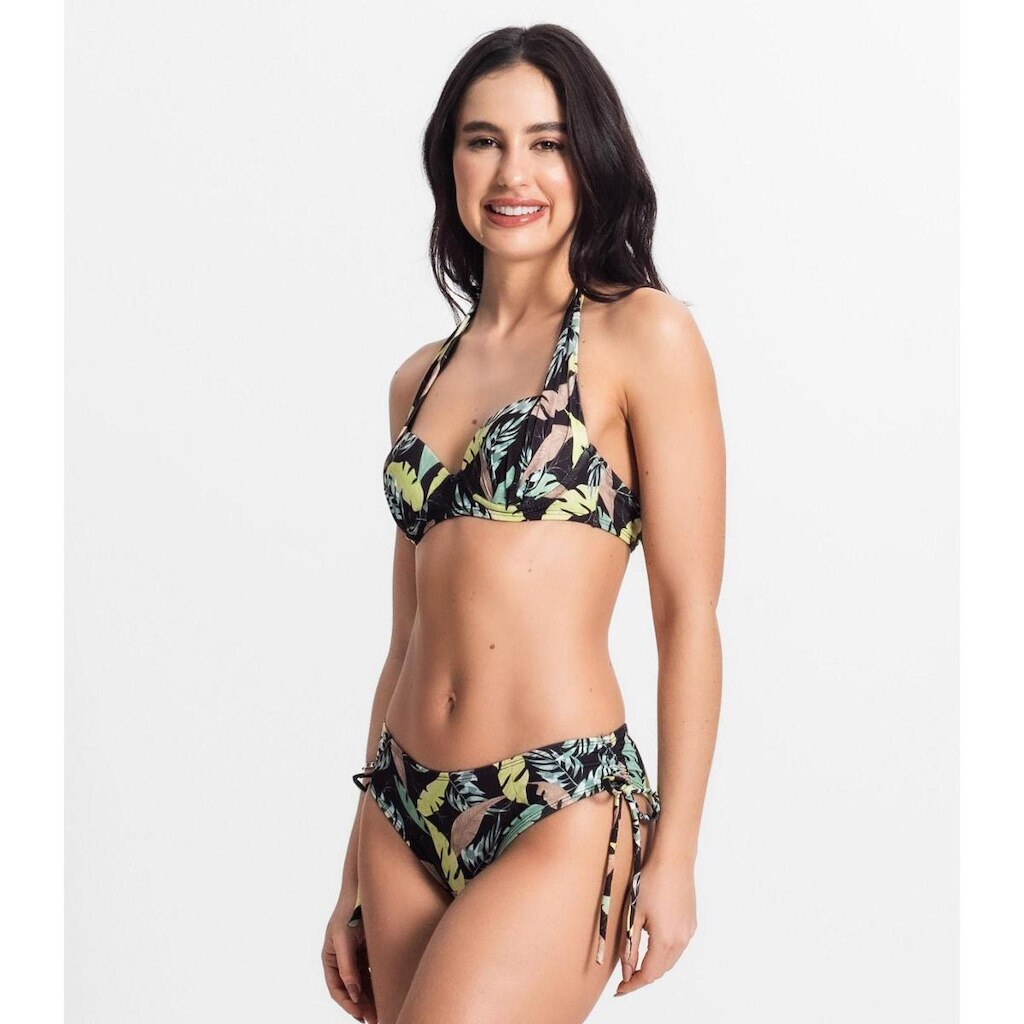 Top Biquíni Estampado Com Bojo Uni Femme