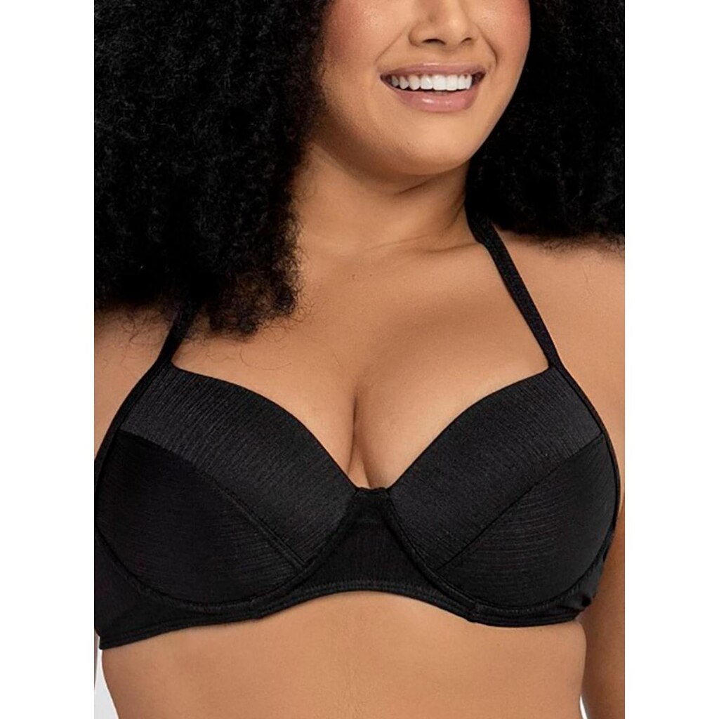 Top C/ Bojo Banho de Mar 623.103 Feminino Recorte Liso Microfibra T. 42/48