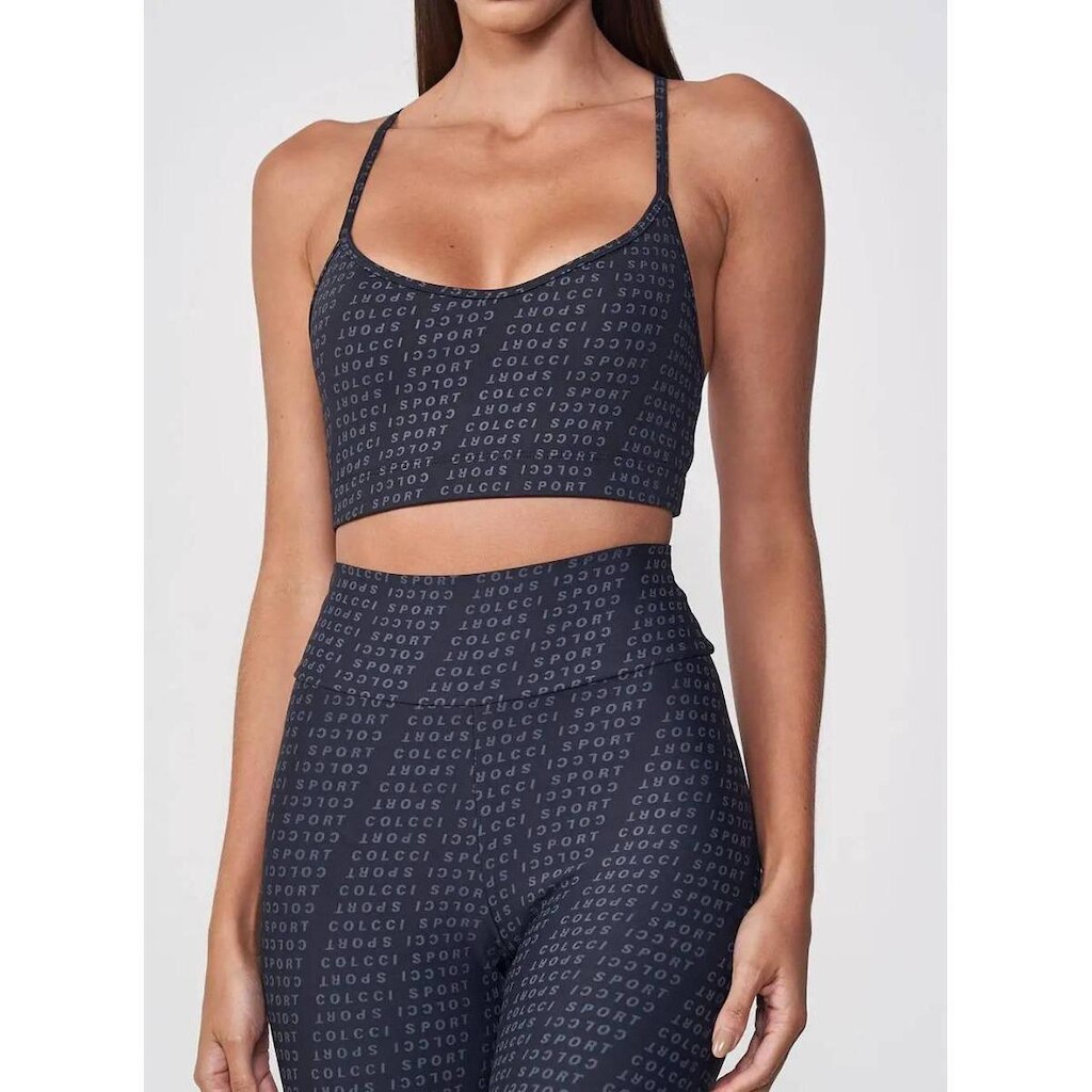 TOP COLCCI SLIM LIGHT FEMININO PRETO M