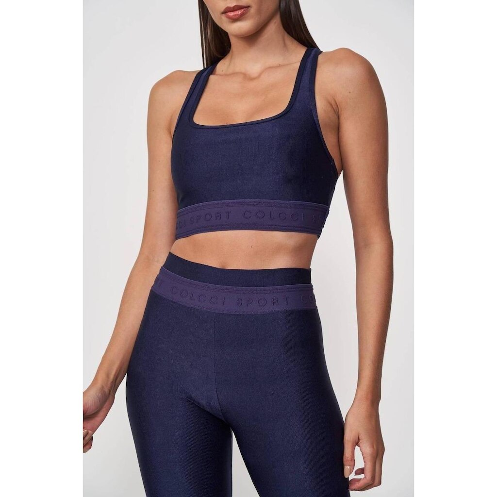 TOP COLCCI SPORT SLIM MEDIUM FEMININO MARINHO