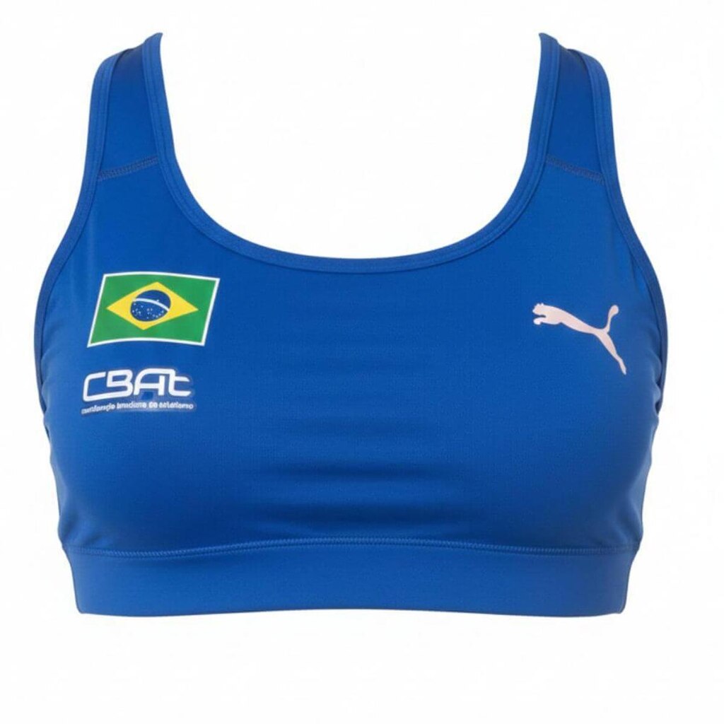 Top Com Bojo Brasil Puma Cbat Atletismo Competição 523941