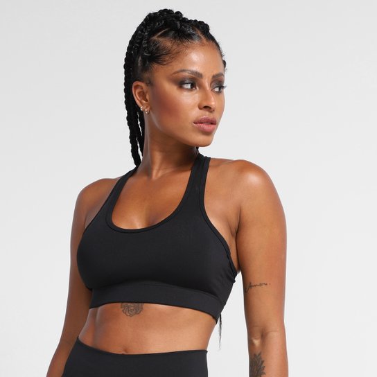 Top Com Bojo Gonew Fast Run - Preto