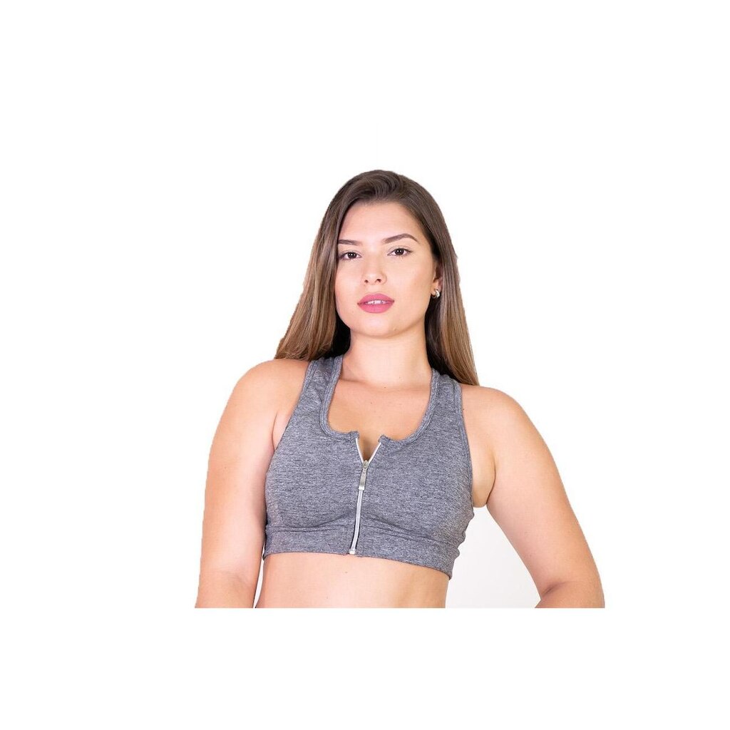 Top Com Zipper em Suplex Wolfox