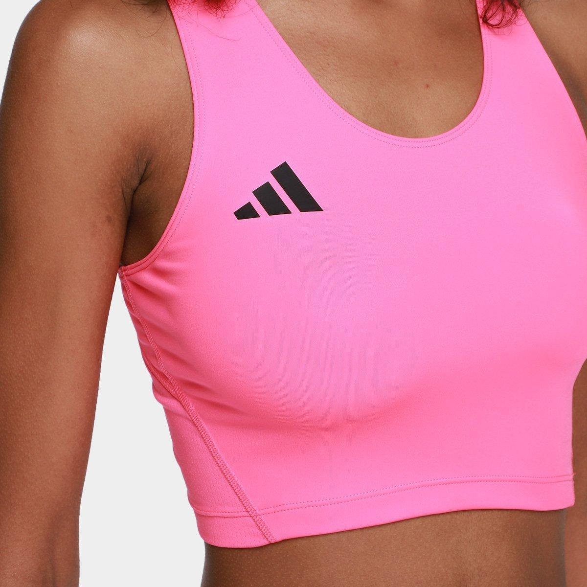 Top Cropped Adidas Adizero Feminino - 2