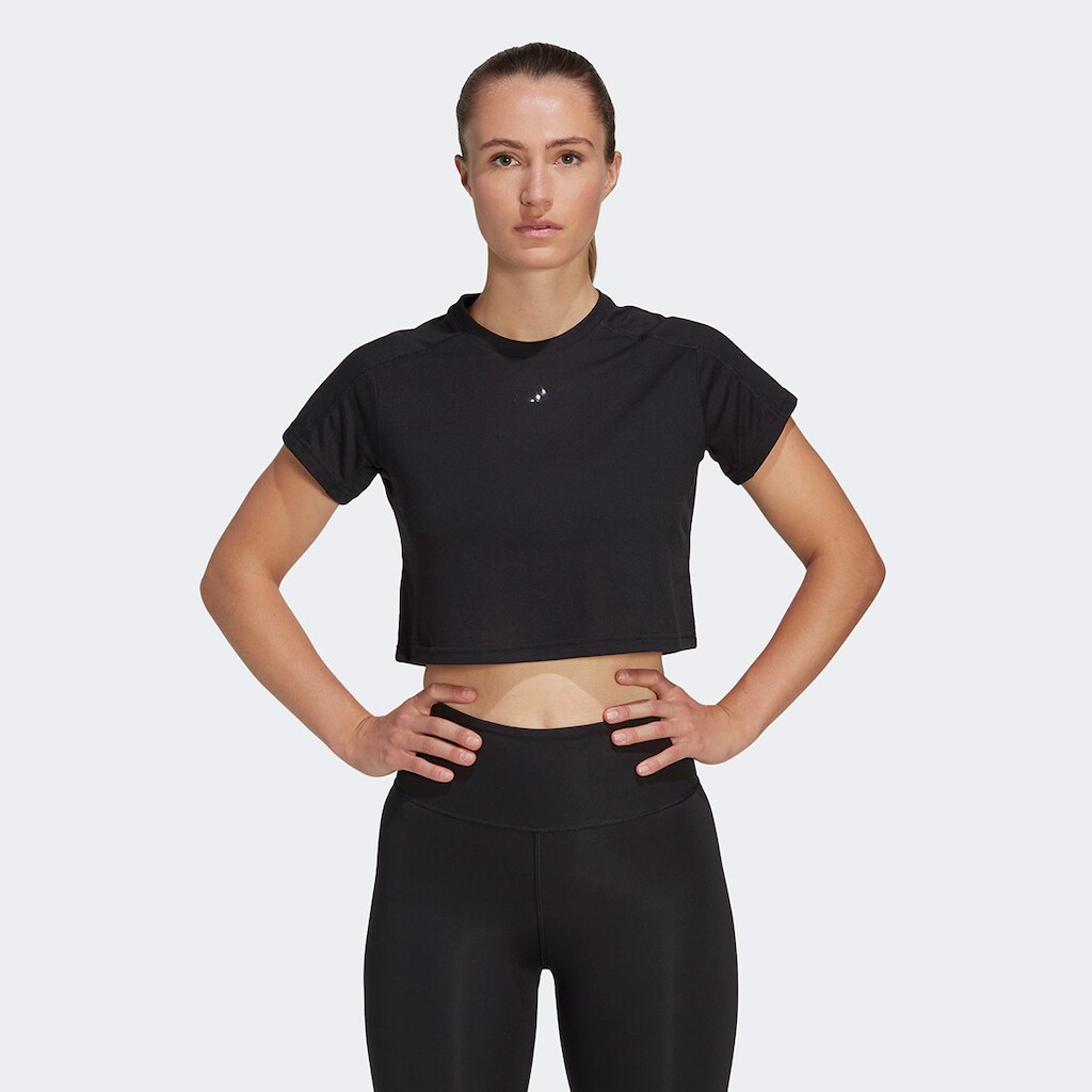 Top Cropped Adidas Essentials 3B Feminino