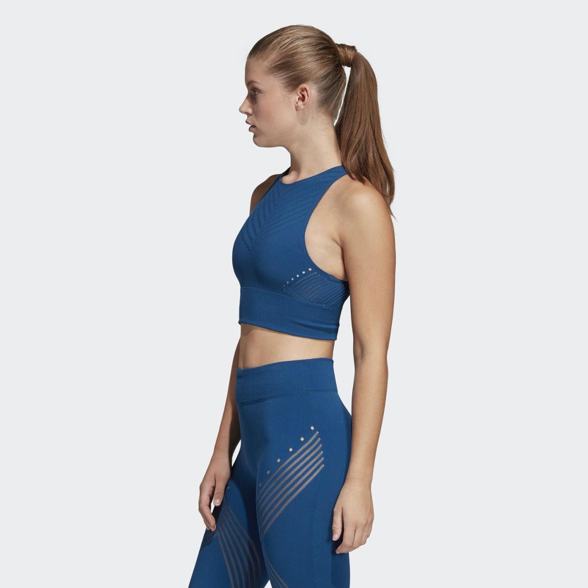 adidas warp knit crop top