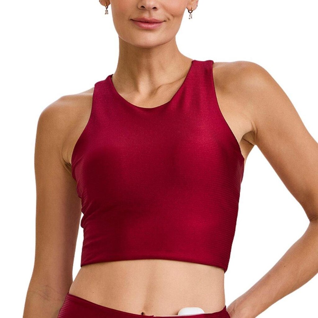 Top Cropped Caju Brasil Glow Alças Cruzadas