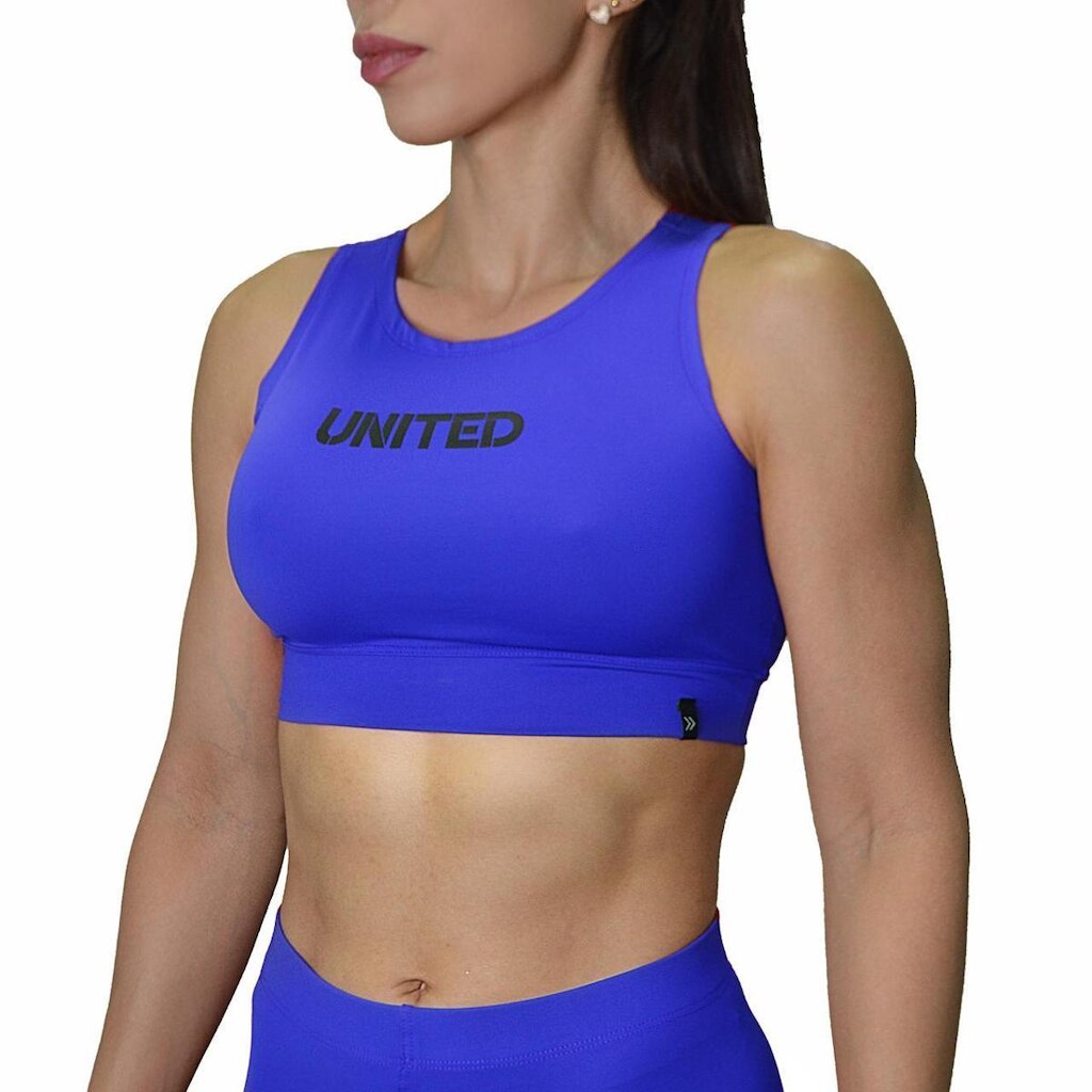 Top Cropped Fitness United - Preto - P