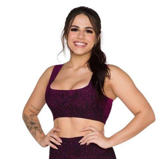 Top Cropped Vlast Jacquard Alta Sustentacao Faixa Zero Transparencia Academia Fitness Feminino 1006 - Rosa+Preto Menor preço em Top Cropped Vlast Jacquard Alta Sustentacao Faixa Zero Transparencia Academia Fitness Feminino 1006 - Rosa+Preto
