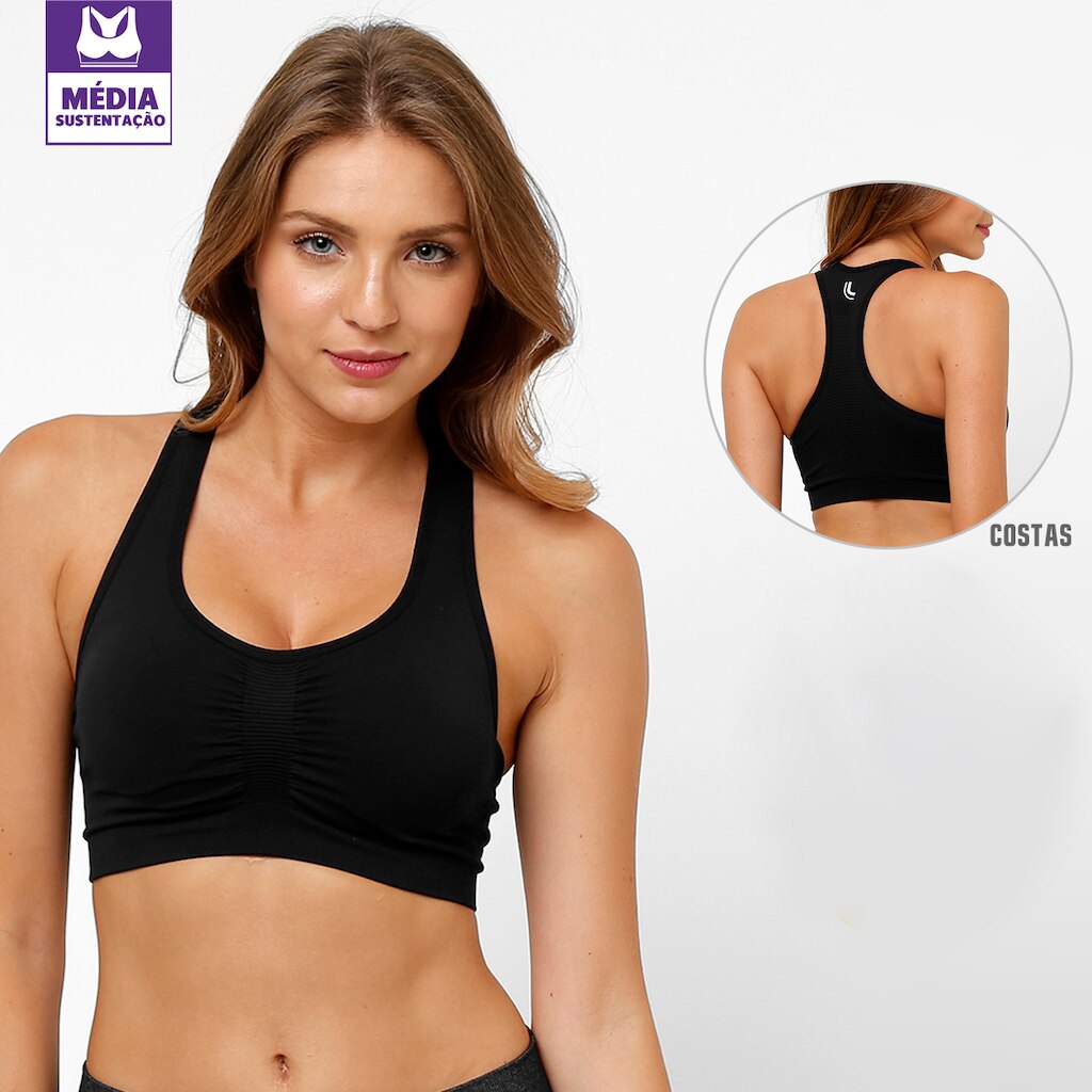 Top Duplo Lupo Sport Basic Up Média Sustentação