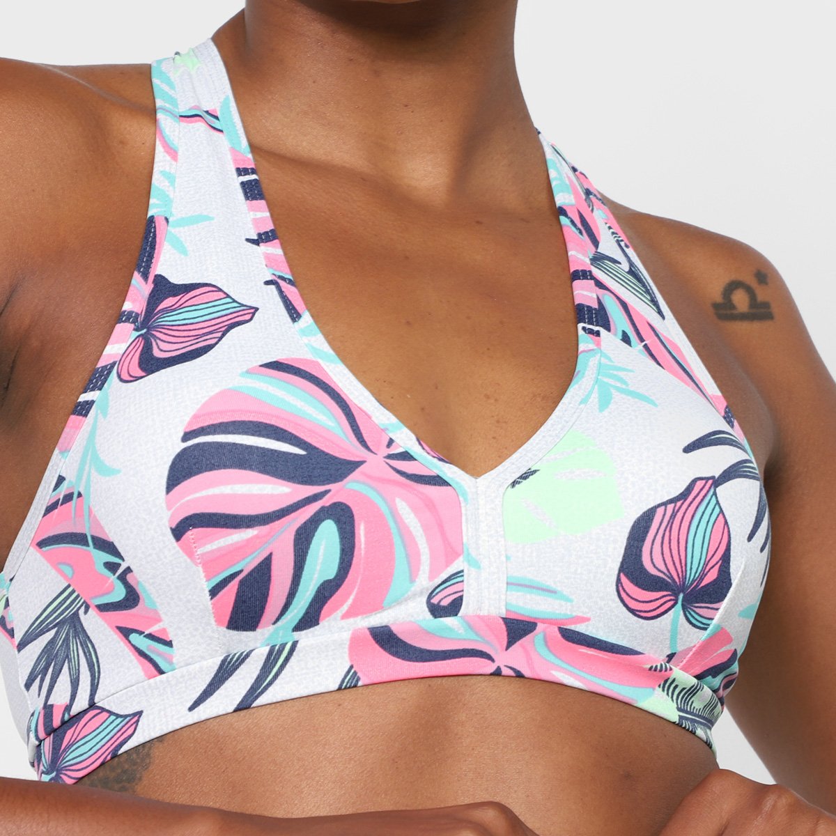 Top Estilo Do Corpo Aruba Estampado Feminino - 2