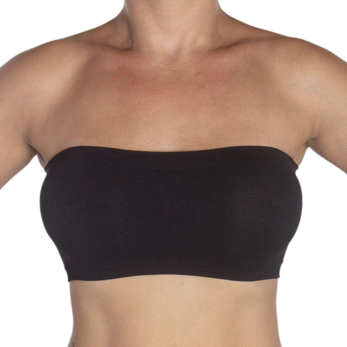Top Faixa Tomara Que Caia Canelado Sem Bojo Trifil - Preto | Netshoes