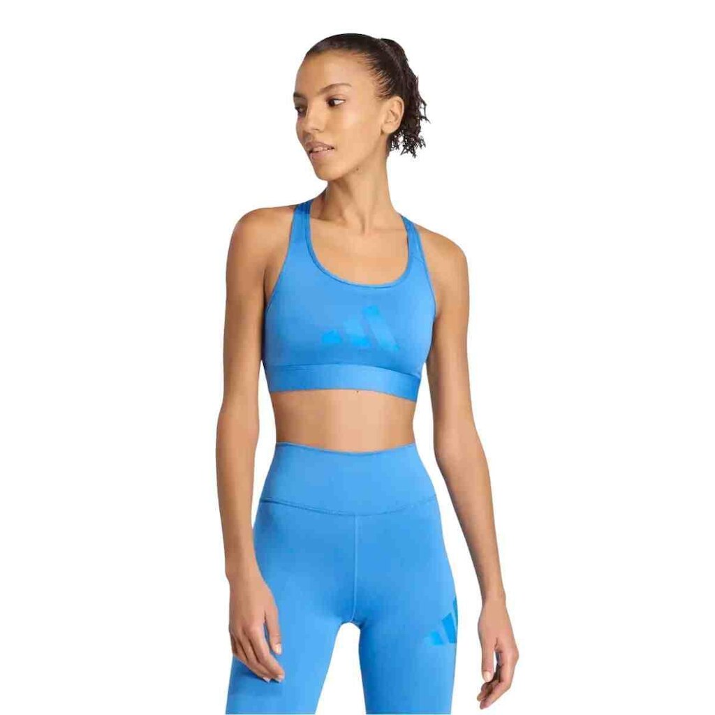 Top Feminino Adidas Powerreeact Azul Blue Gg
