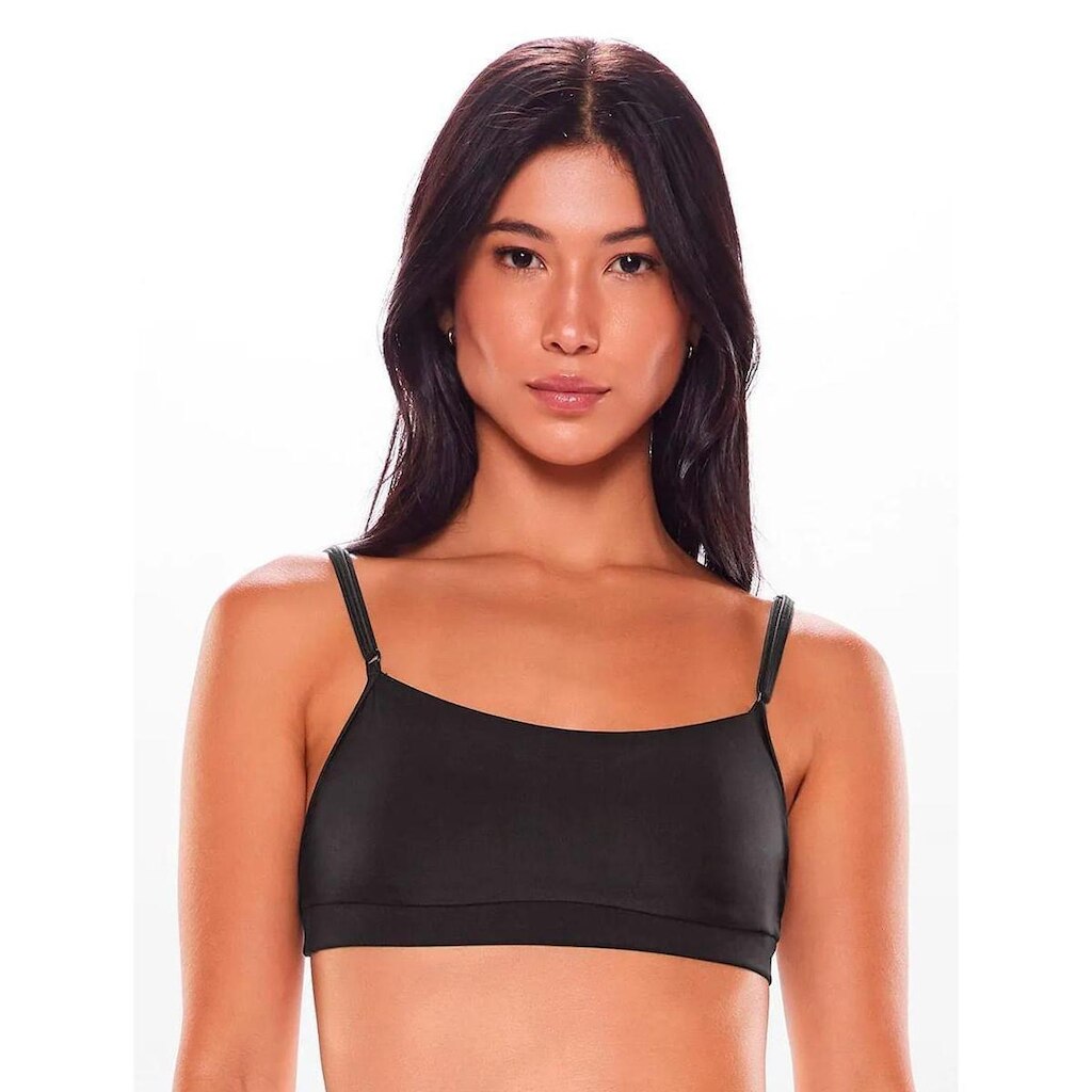 Top Feminino Body For Sure Alça Reta Liso 360
