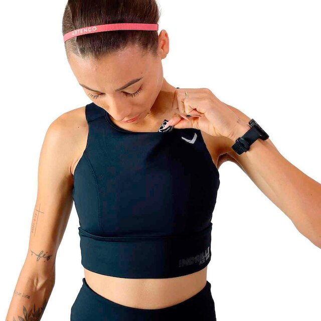 Top Feminino Indrills All Black Preto