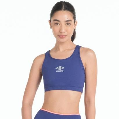 Top Feminino Umbro Essential - Azul Escuro