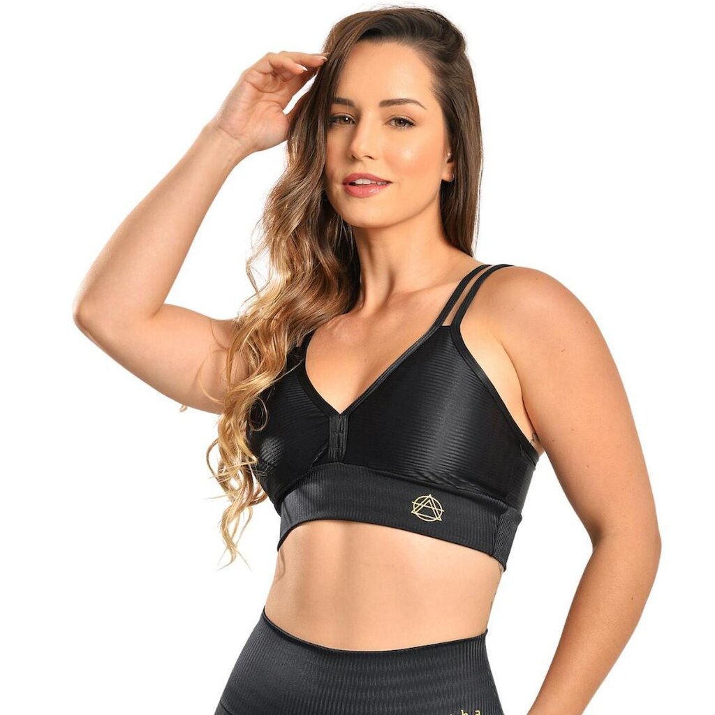 Top fitness zig decotado com bojo Arthafit