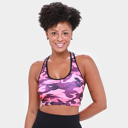 Top Gonew Nadador Camuflado - Feminino