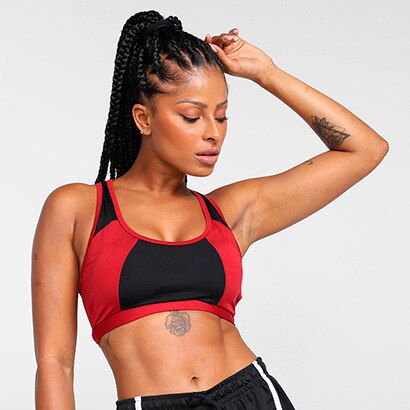 Top Gonew Split Média Sustentação - Feminino