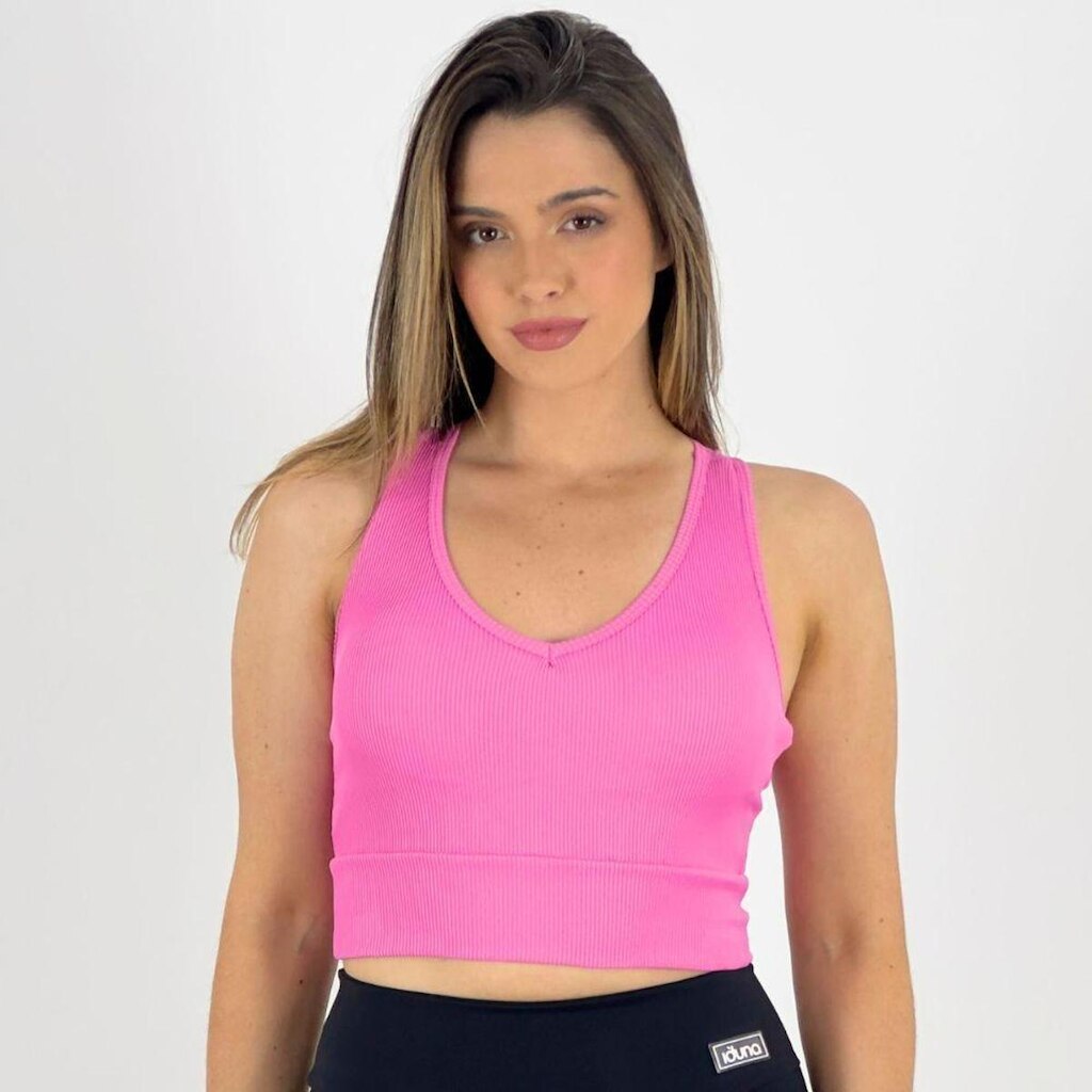 Top Iduna Canelado com Bojo Feminino