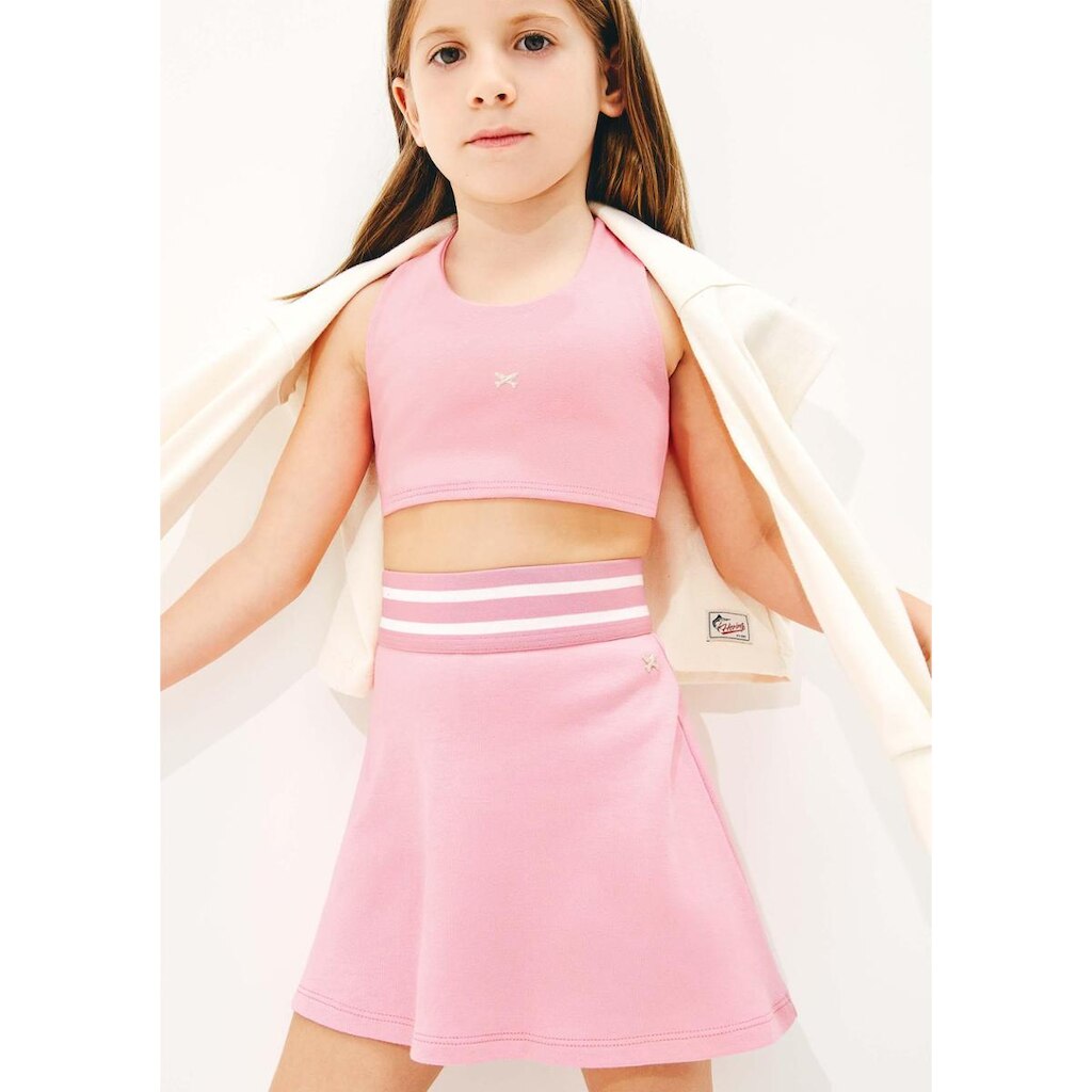Top Infantil Menina Toque Macio